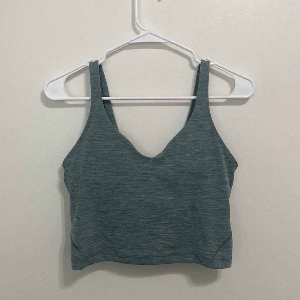 lululemon Align Tank Size 6 Heathered Tidewater Teal